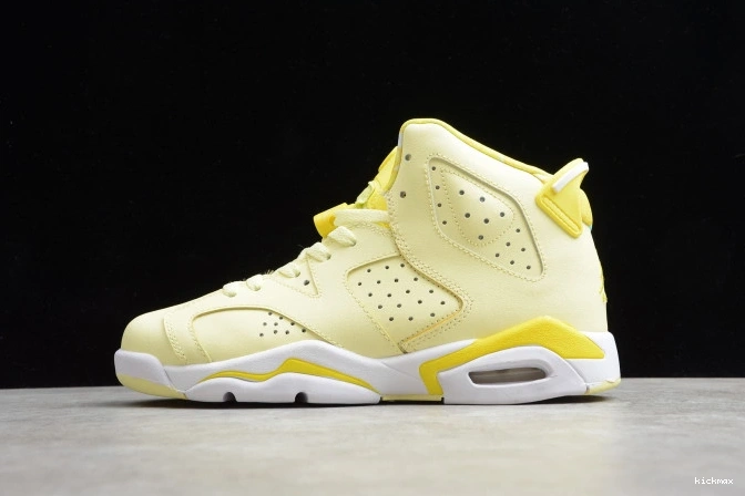 Cheap MAX Yellow Retro Floral Jordan 6 Air 543390-800 Dynamic (GS) 0723